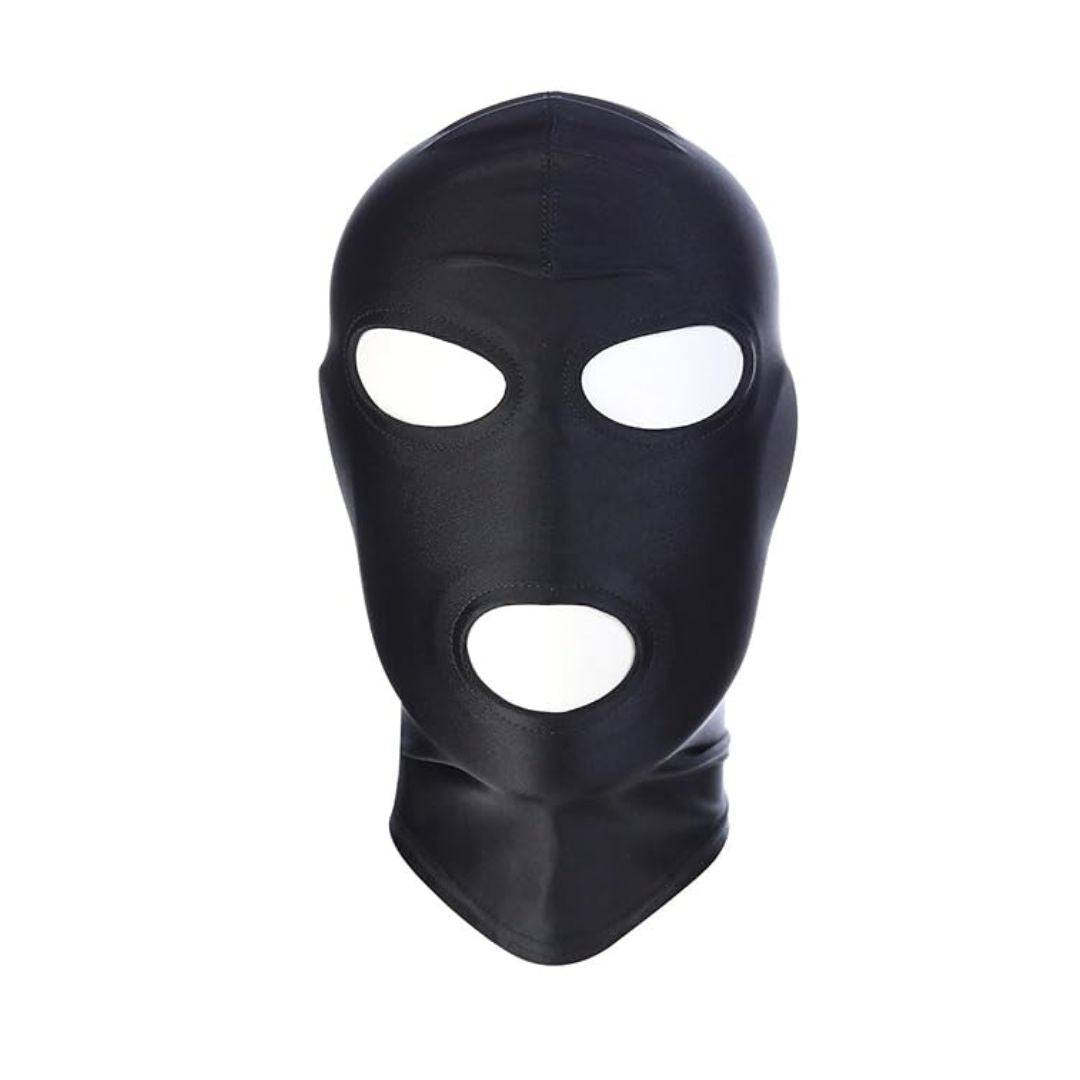 BDSM Black full Face Cover Mask