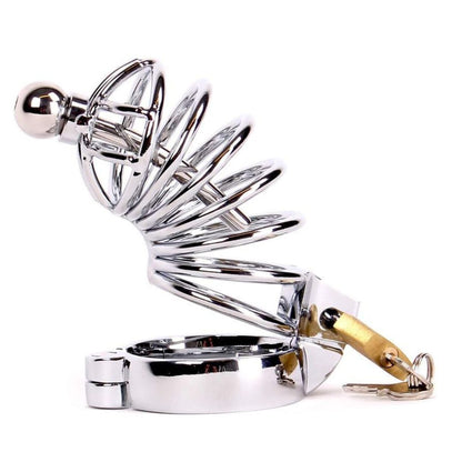 Chastity Cage With Urethral Sounding