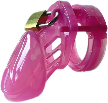 Pink Chastity Cage