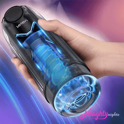 Leten X-Speed Telescopic Masturbator: Ultimate Waterproof Pleasure Device for Men