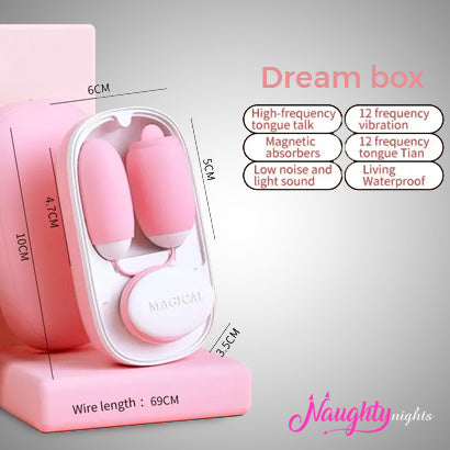 Magic Box 2-in-1 Licker + Egg Vibrator for Ultimate Pleasure