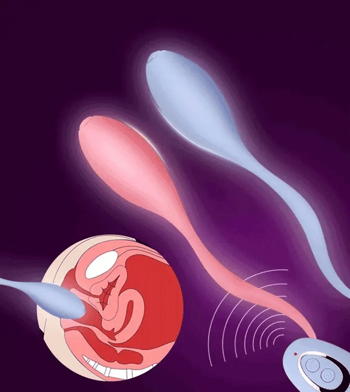 Innovative Sperm Shape G-Spot Stimulator