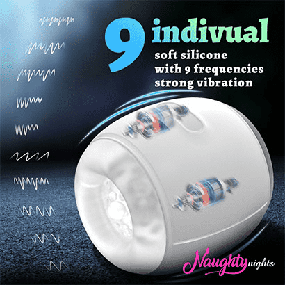 Ultimate Dual-End Pokeball Masturbator: 9 Vibrating Sensations, Waterproof Fun